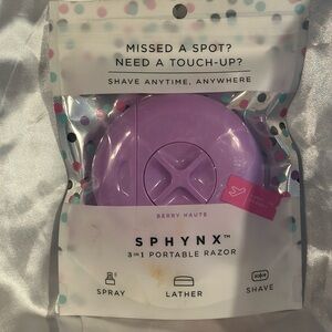 Sphynx 3 in 1 portable razor (spray, lather, shave)